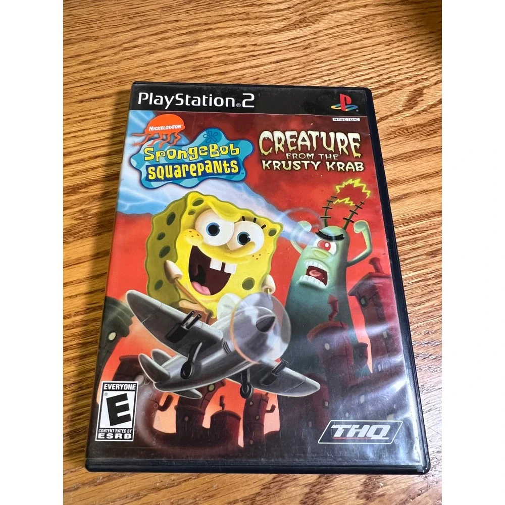 SpongeBob SquarePants Creature from the Krusty Krab PS2 PlayStation 2 Complete